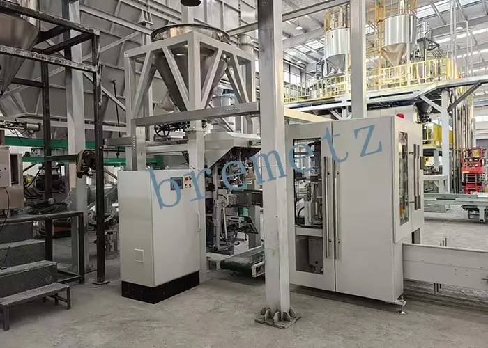 Produktionslinie für die Selbstlieferung von Beutelverpackungen für Mörtelzement.jpg