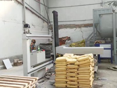 Flour filling and palletizing production line