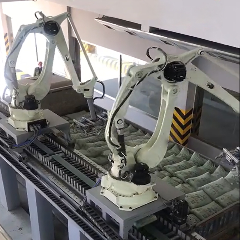 Laden und Entladen von LKWs ab dem Abbau des Roboters