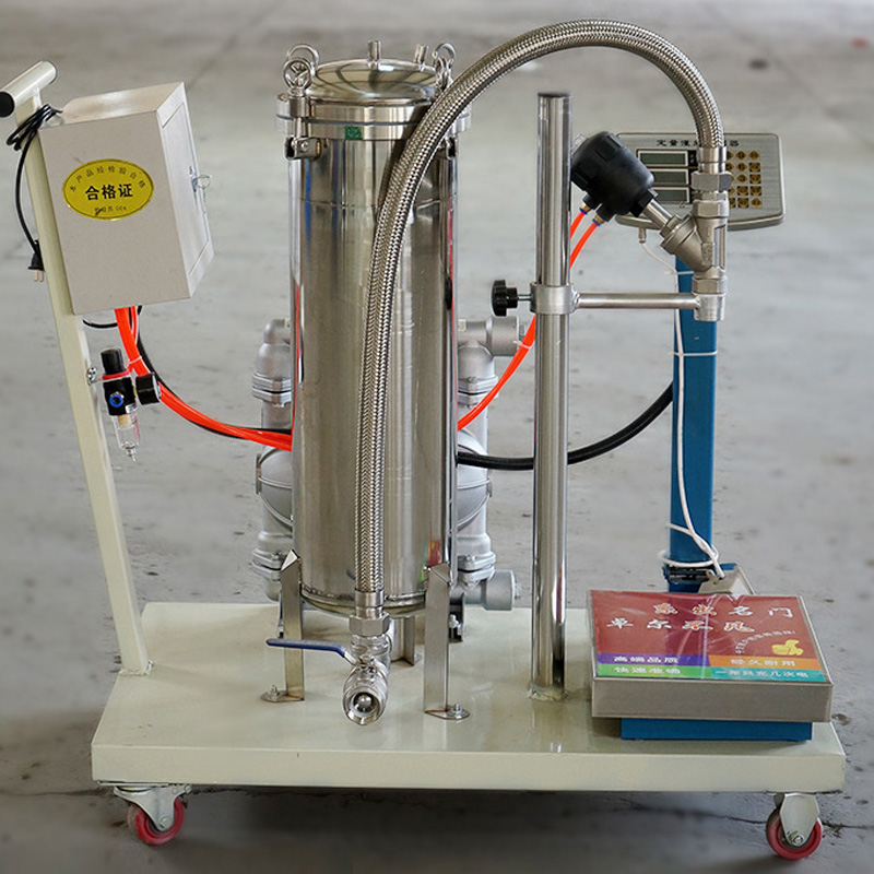 Automatic paint filling machine