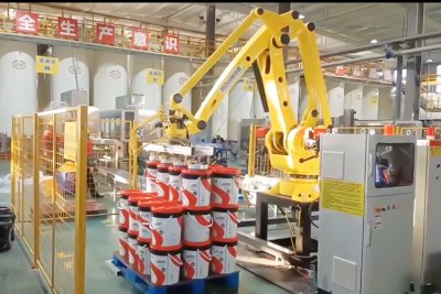 liquid paint palletizer