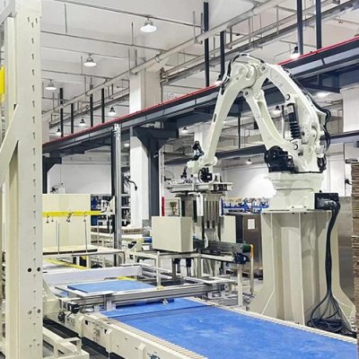 Corrugated palletizing robot