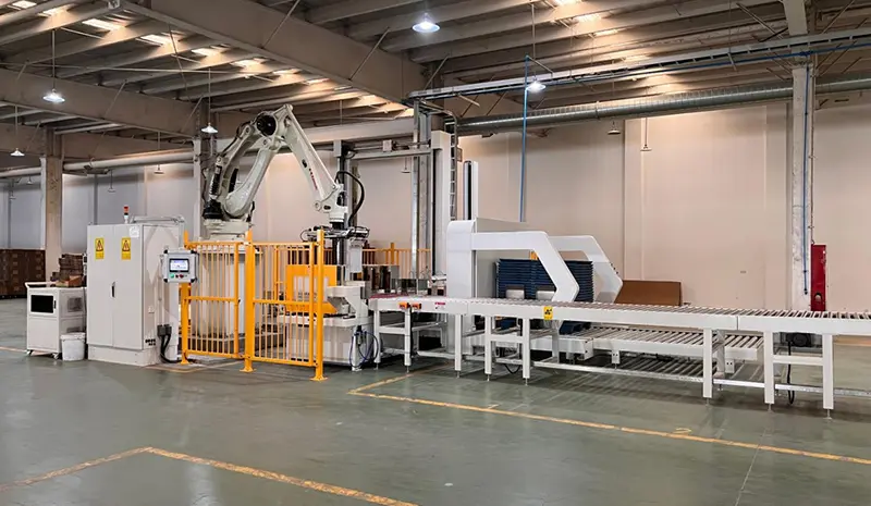 Corrugated palletizing project