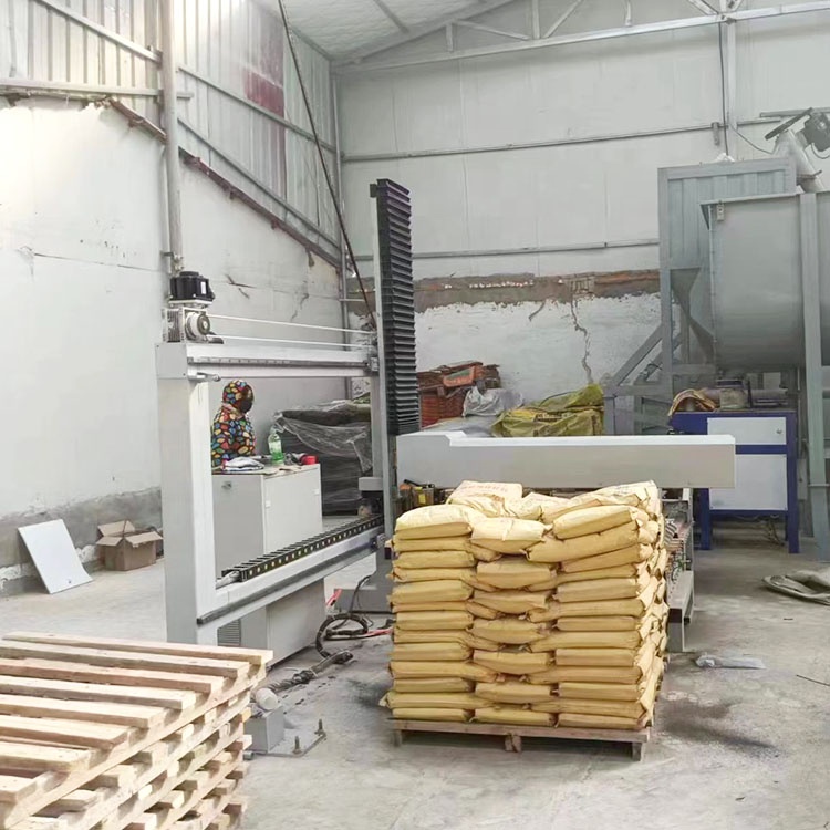 Flour filling and palletizing production line