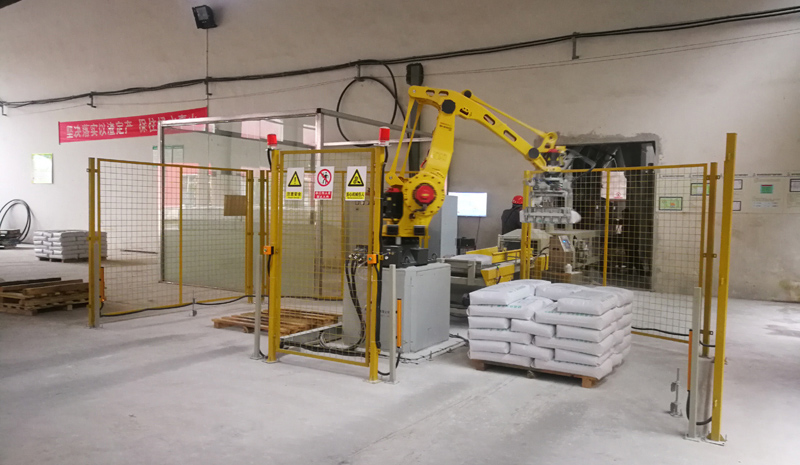 Sitio de entrega de paletizado de embalaje automático en Rusia Sitio de entrega de paletizado de embalaje automático en Rusia