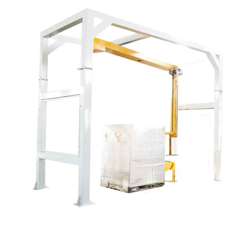 Rocker type wrapping machine