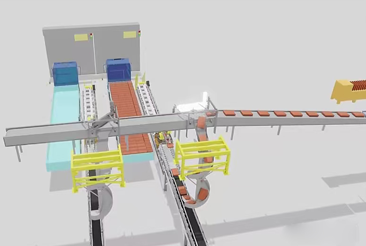 robot arm truck loading system