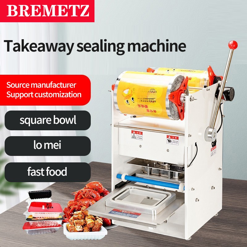 Fully automatic hand-pressed film roll sealing machine