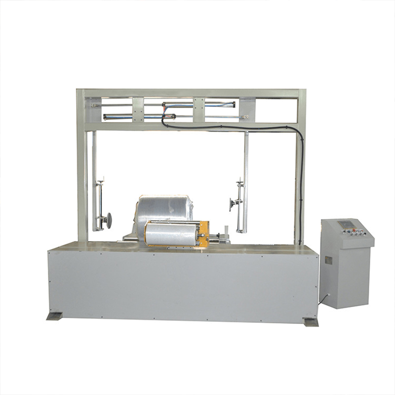 Radial cylinder wrapping machine
