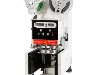 Máquina selladora de té con leche completamente automática