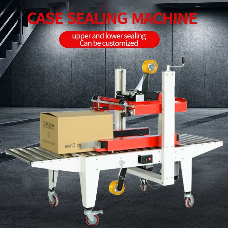Shaped case sealing machine
