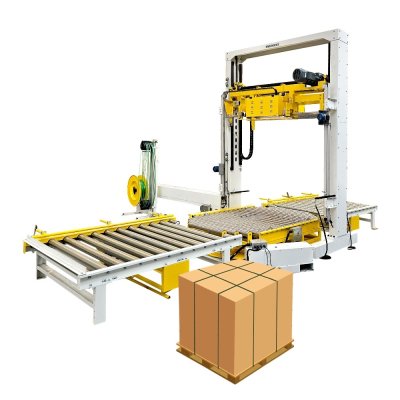 Energy-efficient strapping machine