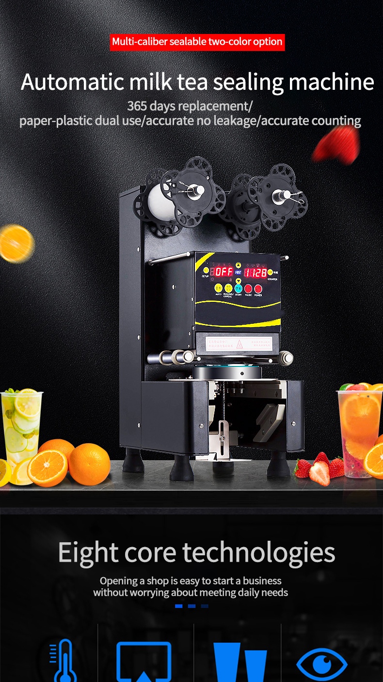 Máquina automática de sellado de té con leche Máquina automática de sellado de té con leche