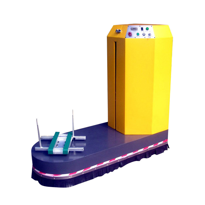 Baggage wrapping machine