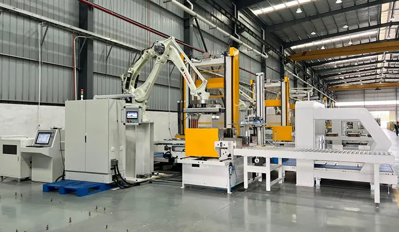Corrugated palletizing project