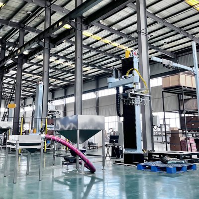 column robot depalletizer