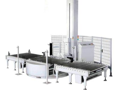 Online-Palettenwickelmaschine