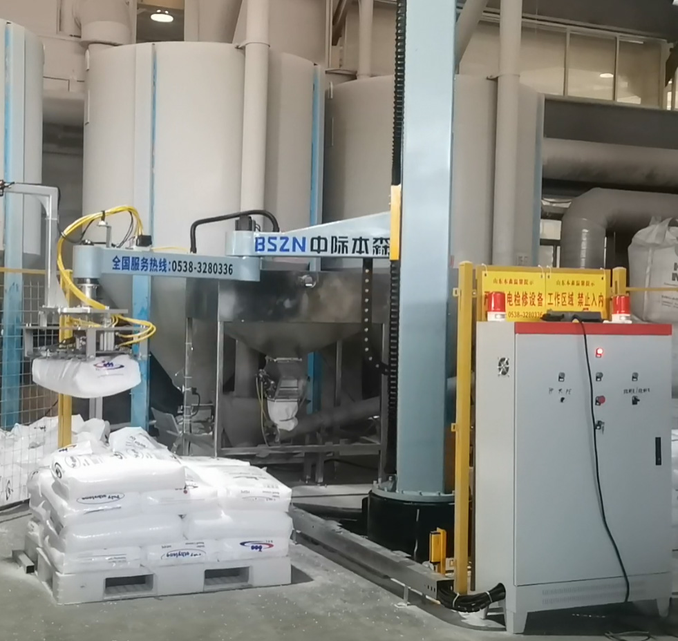 column unpacking machine