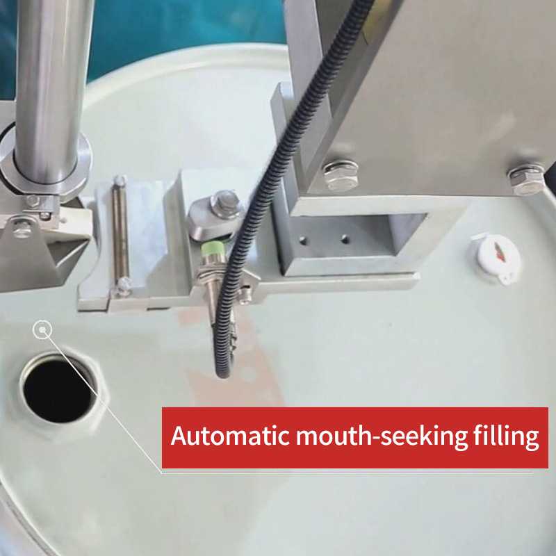 Chemical barrel filling machine