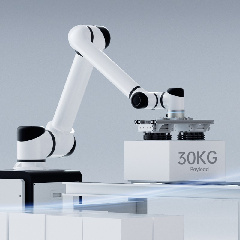 Collaborative handling and palletizing robot