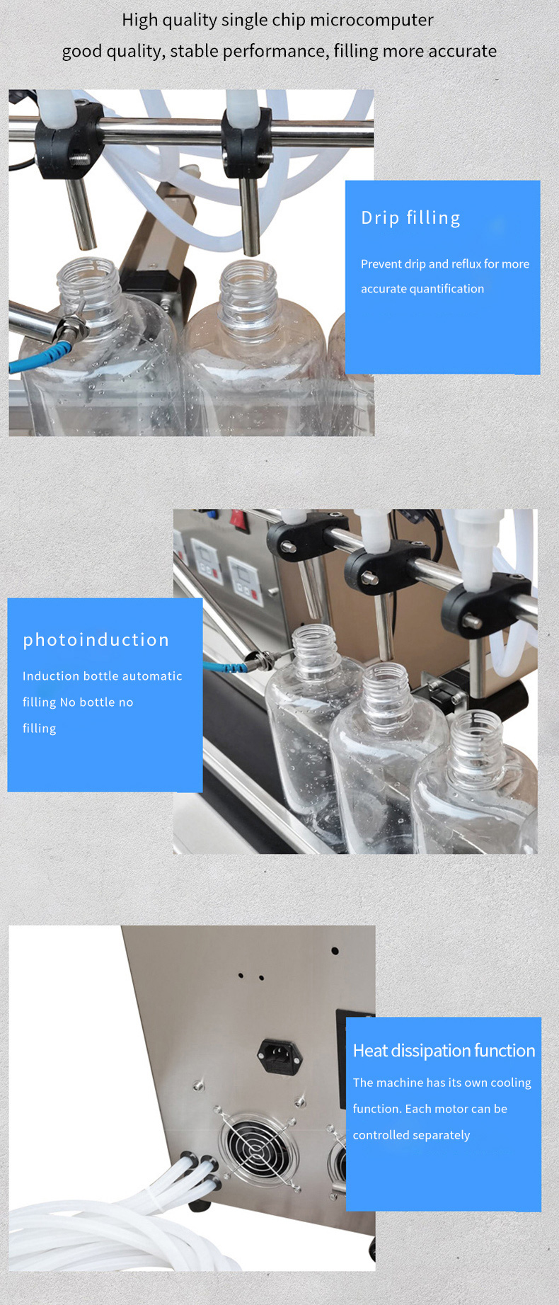 Automatic Induction line Filling Machine Automatic Induction line Filling Machine