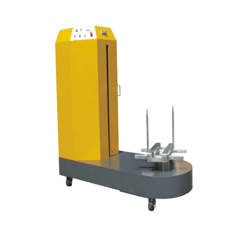 Baggage wrapping machine