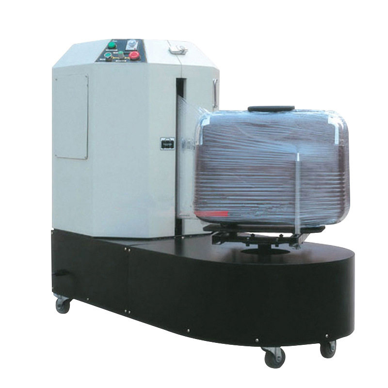 Baggage wrapping machine