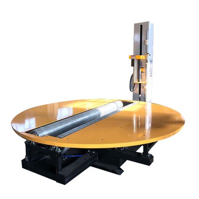 Round barrel stretch film packaging machine