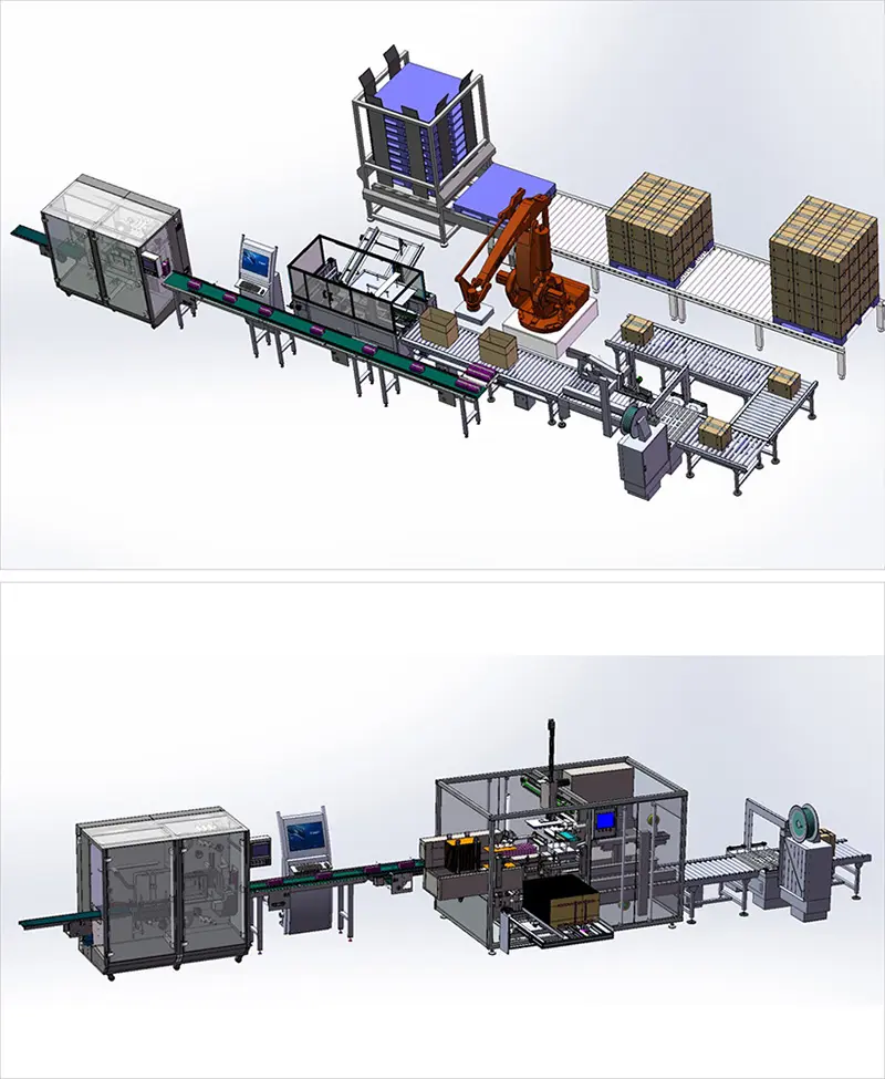 palletizing line palletizing line