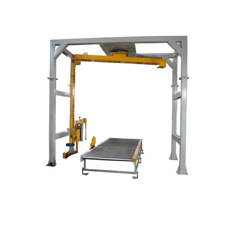 Rocker type wrapping machine